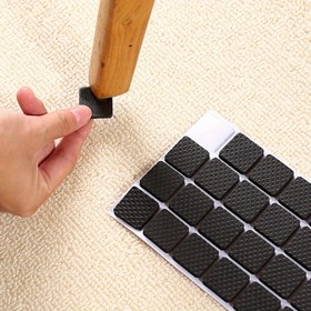 Resim 1/6/15/24 adet Mobilya Pedleri, Yapışkanlı Kauçuk DIY Mobilya Ayak Pedleri, Masa Bacakları Tabureler, Sandalye Matları, Masa ve Sandalye Ayak Koruma Pedleri, Ev Eşyaları 
