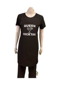 Resim Sevgili Mutfak Önlüğü Kombini Siyah 