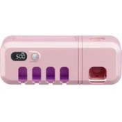 Resim 22 cm Sterilizasyon Elektrikli Diş Fırçası Tutucu Güçlü Yük Taşıyıcı Diş Macunu Dağıtıcı Akıllı Ekran Banyosu Aksesuarları | Diş Fırçası ve diş Macunu Tutucular 