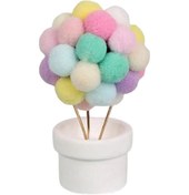 Resim Lasonstiges Renkli Yumuşak Balon Dekorasyon Araba Aksesuarları Araba Dekorasyon Enstrüman Araba Aksesuarları Kızlar Mini Pano Dekorasyon 