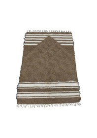 Resim Yeni El Dokuma Seccade Namazlık Tiftik Siirt Battaniyesi Yün Kilim 0027 