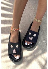 Resim Siyah Kadın Terlik K04740320459 Siyah 