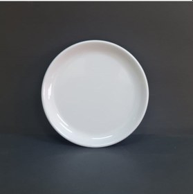Resim 12 Adet Kırılmaz Melamin Düz Tatlı & Yemek Servis Tabağı 21 Cm - Beyaz Beyaz 
