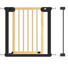 Resim Ahşap Güvenlik Kapısı 7 cm Uzatmalı 60-83 cm Arası Uyumlu 