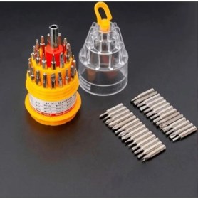 Resim 31 Parça Çok Amaçlı Tamir Seti, Telefon, Saat, Bilgisayar ve Gözlük Tamir Takımı 