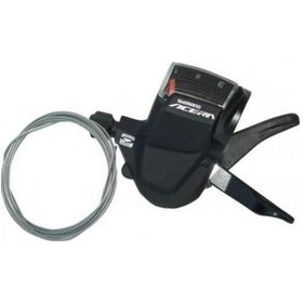 Resim Shımano Acera Sl-m3000-l Sol 3'lü Vites Kolu 3v Siyah Sol 3lü Kelebek Vites Kolu 
