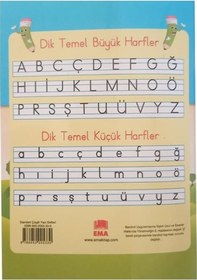 Resim Güzel Yazı Defteri A4 Boy 19x27 CM 24 Yaprak 1 Adet Standart Çizgili Yazı Defteri Dik Temel Harflerle 1. Sınıf 
