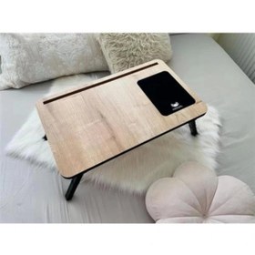 Resim AyrStore Folding Telefon ve Tablet Bölmeli Katlanır Ayaklı Laptop Sehpası Notebook Bilgisayar Çalışma 