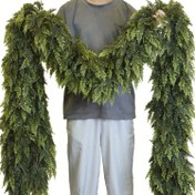 Resim 180cm Yapay Çam ve Çam Çiçeği - Yumuşak Yoğunluk Yeşil Faux Çam, Şömine Mantel, İç/Dış Mekan Tatil Parti Ev Dekoru, Noel, Cadılar Bayramı, Paskalya, Hanuka, Şükran Günü, Kaplama Dahil Değil, Şömine Dekorasyonu | Doğal Görünüm | Plastik Foliye, Şömine Dekorasyonları 