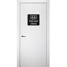 Resim Ofistike Toplantı Odası Isimlik Ofis Yönlendirme Kapı Isimlik Oda Tabela 