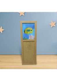 Resim Dolphin Dekoratif Çerçeveli Mantar Pano 