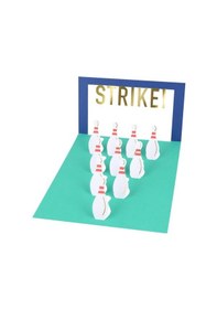 Resim Meri Meri - Bowling Tebrik Kartı 