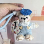Resim Dzjjna Yeni 1 Adet Karikatür Çanta Kolye Peluş Bebek Anahtarlık Okul Çantası Sevimli Çekicilik Bebekler (Yurt Dışından) 