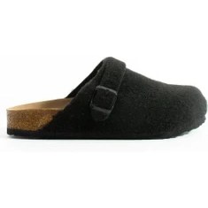 Resim Erkek Mantar Taban Ortopedik Keçeli Kışlık Önü Kapalı Sabo Günlük Rahat Ev Terliği 