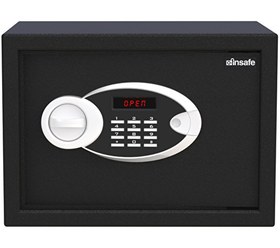 Resim Insafe ISEUC25 Orta Boy Lcd Ekranlı Çelik Kasa - Para Kasası - Değerli Eşya ve Mücevher Kasası 