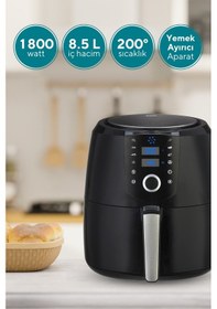 Resim KUMTEL Digital Fastfryer Xxl 8.5l ( Yağsız Fritöz Airfryer ) Haf-06 