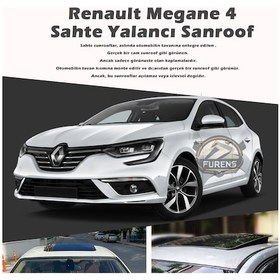 Resim Renault Megane 4 Parlak Siyah Yalancı Çakma Sahte Sunroof 