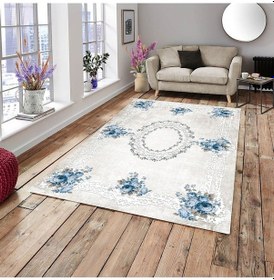 Resim Ideal Kadife 4 M2 Ve 6 M2 Seçenekli Lastikli Halı Örtüsü 151 