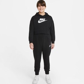 Resim Nike Sportswear Club Flc Lbr Çocuk Siyah Eşofman Altı 