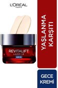 Resim L'oréal paris revitalift lazer x3 yoğun yaşlanma karşıtı gece bakım kremi 