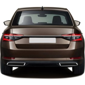 Resim Nova Krom Skoda Superb Krom Egzoz Çıkışı 2 Parça 2020-2023 