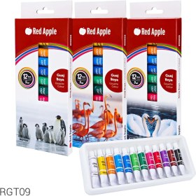 Resim Red Apple 12 Li̇ Guaj Boya Tüp 9 ml RGT09 