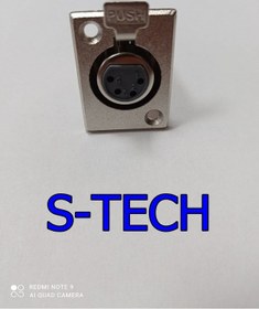 Resim S-Tech 4 Pın Canon Şase Dişi 