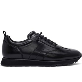 Resim Derimod Erkek Siyah Bağcıklı Deri Casual Sneaker 25WFD693522 