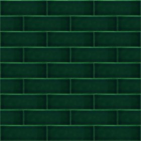 Resim Armada Çini 7x21 Cm Düz Yeşil Çini Seramik 