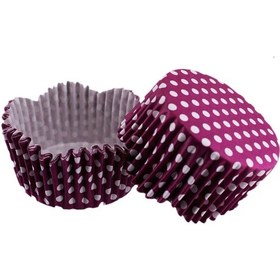 Resim Cupcake Kalıbı Pet Kapsül Dalgalı Kek Kalıbı 65X38 Mm 100 Adet N11.1118 