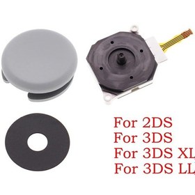 Resim Nintendo 2ds, 3ds, 3ds Xl, Yeni 3ds, 3dsxl, Yeni 2ds Xl İçin Plastik Thumbstick Ve Kap Seti Altındistribütör Garantili 