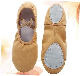 Resim BESPORTBLE Bayanlar Daireler 1 Çift Deri Ayakkabı Flaş Yürümeye Başlayan Çocuk Dans Ayakkabıları 