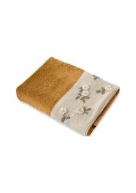 Resim Nova Bambu Nakışlı El Havlusu Hardal 