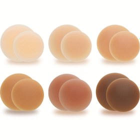 Resim 3 Çift Yüksek Kaliteli Yapışkanlı Katı Silikon Göğüs Stickerları, Maruziyeti Önlemek İçin, Nefes Alabilir ve Görünmez, Partiler ve Sporlar İçin Anti-Çarpışma ve Anti-Çarpışma Stickerları, İz Bırakmaz 