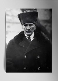 Resim Atatürk - Metal Poster Tablo, Ulu Önderimiz 