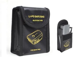 Resim DJI Mavic Pro Batarya Güvenlik Çantası Yangın Geçirmez 