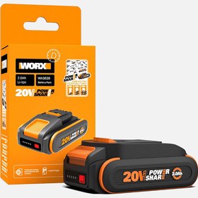 Resim Worx WA3639 20Volt 2.0Ah. Li-ion PowerShare Yedek Akü 