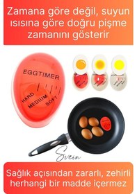 Resim Dublör Yumurta Zamanlayıcı Göstergeli Egg Timer Pişirme Haşlama Süresi Kıvam Ayarlama Aparatı 