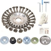 Resim Ximistore9 "6 İnç Çelik Tel Yabani Ot Kesme Başlığı - Bahçe, Çim Ve Kaldırım Temizliği İçin" 