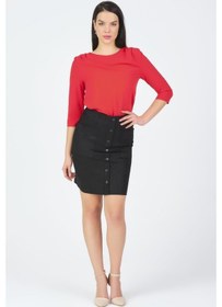 Resim Shahiqa Kadın Suni Süet Etek 