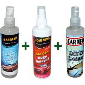 Resim Car News Buz Çözücü - Buğu Önleyici Ve Yağmur Kaydırıcı Set 