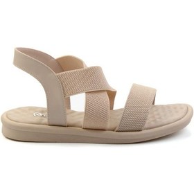 Resim Bej Kadın Sandalet K05257011715 Bej 