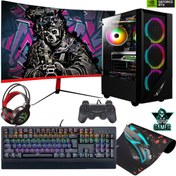 Resim GAMELİNE ELS14 RYZEN 5 5600 16GB DDR4 1TB SSD RTX3060 12GB 24" CURVED OYUNCU MASAÜSTÜ BİLGİSAYAR 