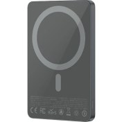 Resim Recci RP33 PD 20W Ultra İnce Led Göstergeli Hızlı Şarj Özellikli Wireless Powerbank 15W 5000mAh 