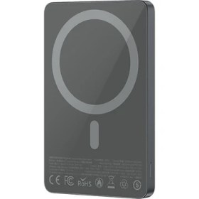 Resim Recci RP33 PD 20W Ultra İnce Led Göstergeli Hızlı Şarj Özellikli Wireless Powerbank 15W 5000mAh 
