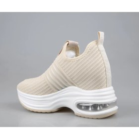 Resim Guja 24Y300-8 Dolgu Topuk Bej Kadın Sneakers 