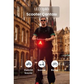 Resim Zampago LED Işıklı Akıllı Scooter Çantası - Sct-4 