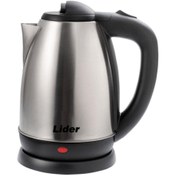 Resim Mbois Lider Icona Gösterge Lambalı Çelik Elektrikli Su Isıtıcı Kettle 
