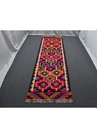 Resim Zehra Abla Halı Yeni El Dokuma Başyapıt Otantik Herki Yolluk Yün Kilim 5862 