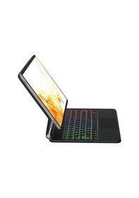 Resim Galaxy X700 Tab S8 Uyumlu 11 İnç Ledli Klavyeli Magnetik Tablet Kılıfı Klavyeli Kılıf 